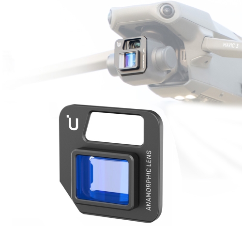 

Ulanzi Drone Anamorphic Lens 1.15X Magnification Lens Filter For DJI Mavic 3 (Black)