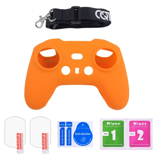 

For DJI AVATA / FPV Remote Control Silicone Shockproof Anti-scratch Case(Orange)