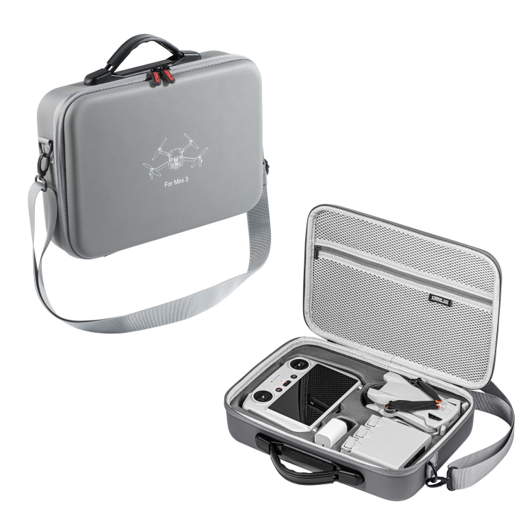 

For DJI Mini 3 / RC with Screen STARTRC Shoulder Storage Bag Handbag (Grey)