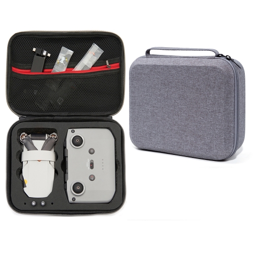 For DJI Mini 2 SE Grey Shockproof Carrying Hard Case Drone Storage Bag, Size: 24 x 19 x 9cm (Black) tpu silicone earphone case protective cover for airpods shockproof waterproof protector for apple airpods airpod accessories smooth surface red