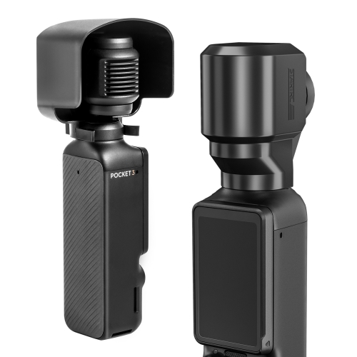 

For DJI OSMO Pocket 3 STARTRC 2 in 1 Gimbal Camera Lens Cover Sunshade (Black)