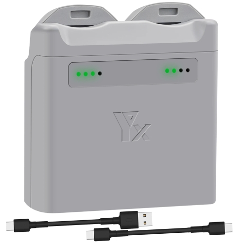 

For DJI Neo XY 2-Channel Battery Charger Battery Charge Manager (Grey)
