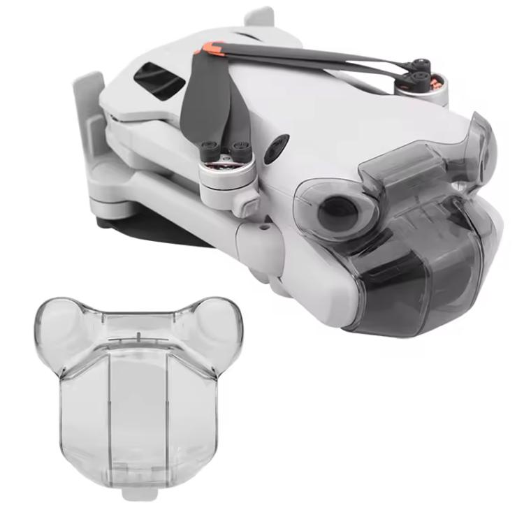 

For DJI Mini 4 Pro BRDRC Lens Protective Cover Gimbal Cover (Transparent Black)