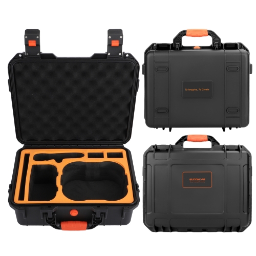 

For DJI Avata Sunnylife AQX-6-U Upgraded Waterproof Shockproof Safety Carry Case Storage Bag (Black)