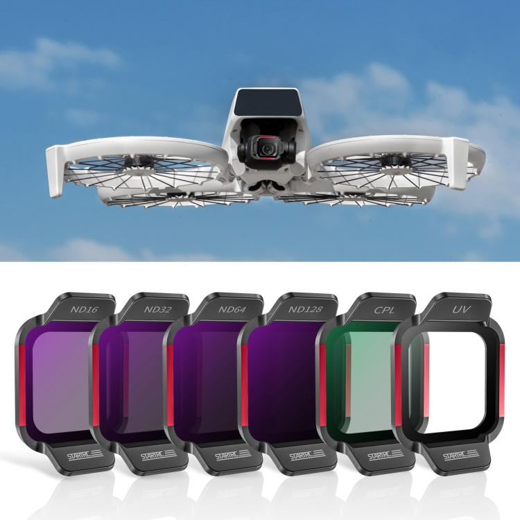

For DJI Flip STARTRC 6 in 1 ND16 ND32 ND64 ND128 CPL UV Lens Filter