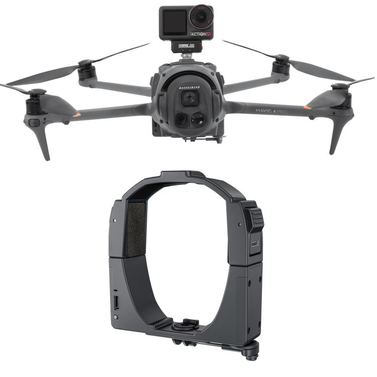 

For DJI Mavic 4 Pro STARTRC Air-Dropping System Thrower Parabolic with Expansion Bracket (Black)