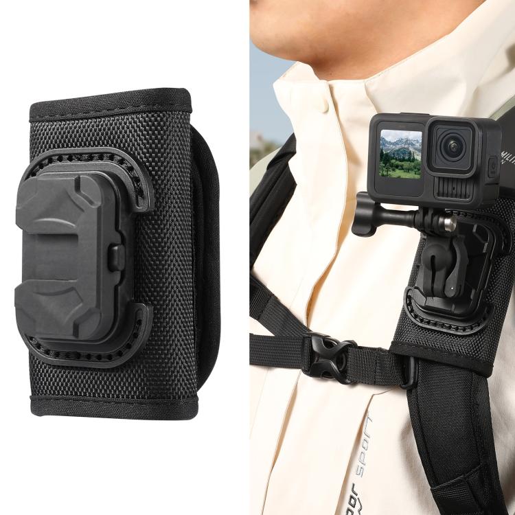 STARTRC Hook And Loop Fastener Selfie Stick Quick-Release Mount (Black)