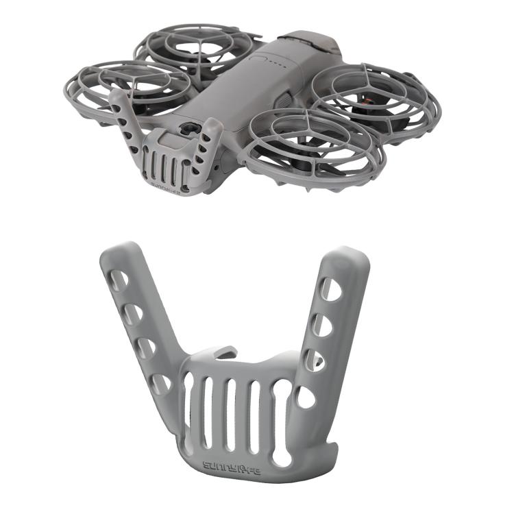 

For DJI Neo 2 Sunnylife Hollow Design Digital Transceiver Protector Crash-Proof Digital Transceiver Cover (Grey)