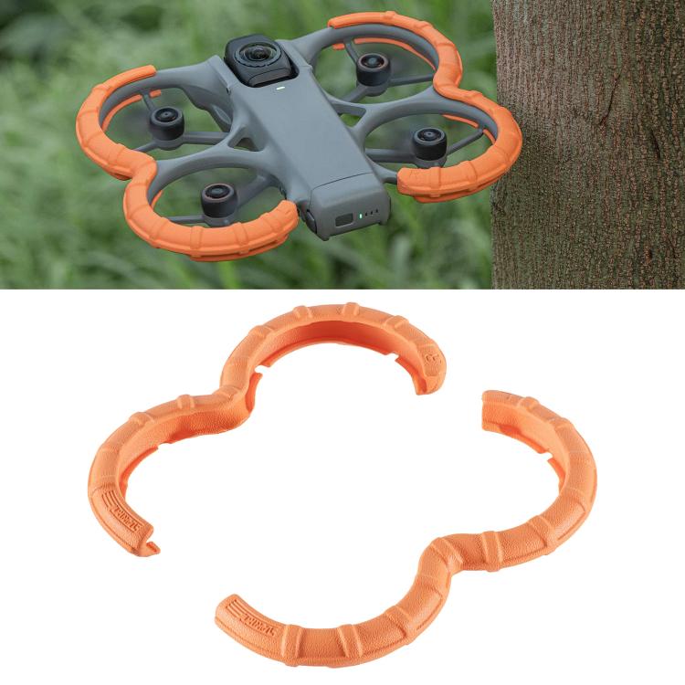

For DJI Avata 360 STARTRC Light Anti-Sink Floating Propeller Guard Bumper (Orange)