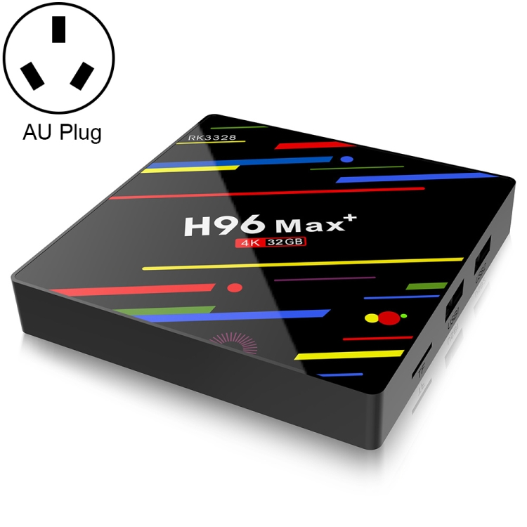 H96 Max + 4K Ultra HD Full HD mediaspeler Smart TV BOX met ...