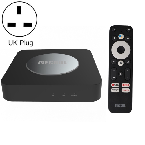 

MECOOL KM2 Plus 4K Smart TV BOX Android 11.0 Media Player with Remote Control, Amlogic S905X2 Quad Core, RAM: 2GB, ROM: 16GB, UK Plug