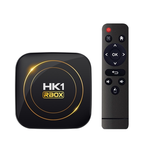 

HK1 RBOX-H8S 4K Ultra HD Android 12.0 Smart TV Box with Remote Control, Allwinner H618 Quad-Core, 4GB+64GB(AU Plug)