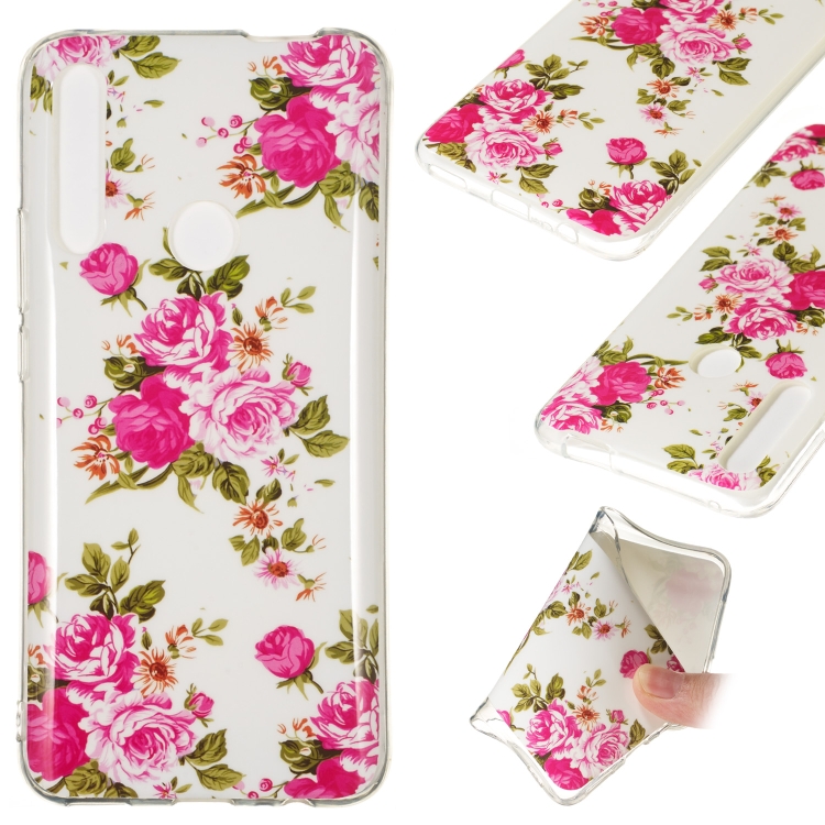 

Noctilucent TPU Soft Case for Huawei P Smart Z(Rose)
