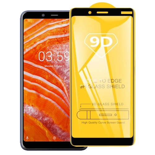 

9D Full Glue Full Screen Tempered Glass Film For Nokia 3.1 Plus