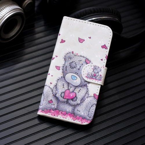 

3D Painting Pattern Coloured Drawing Horizontal Flip PU Leather Case with Holder & Card Slots & Wallet For Galaxy Note 10(Love Bear)