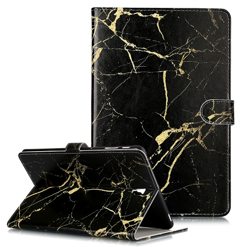 

Colored Drawing Pattern Horizontal Flip PU Leather Case with Holder & Card Slots & Wallet For Galaxy Tab S4 10.5 / T830(Black Gold Marble)