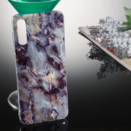 

Coloured Drawing Pattern IMD Workmanship Soft TPU Protective Case For Galaxy A50(Grey Marble)