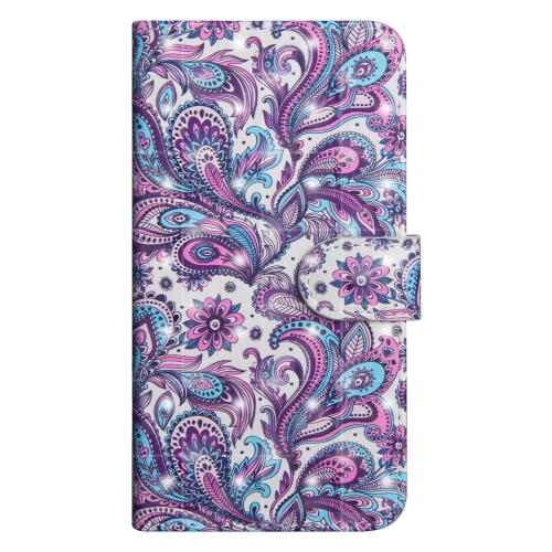 

For iPhone SE 2022 / SE 2020 / 8 / 7 3D Painting Pattern Horizontal Flip TPU + PU Leather Case with Holder & Card Slots & Wallet(Spiral Pattern)