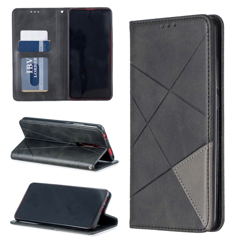 

Rhombus Texture Horizontal Flip Magnetic Leather Case with Holder & Card Slots For Xiaomi Redmi K20 / K20 Pro / Mi 9T(Black)