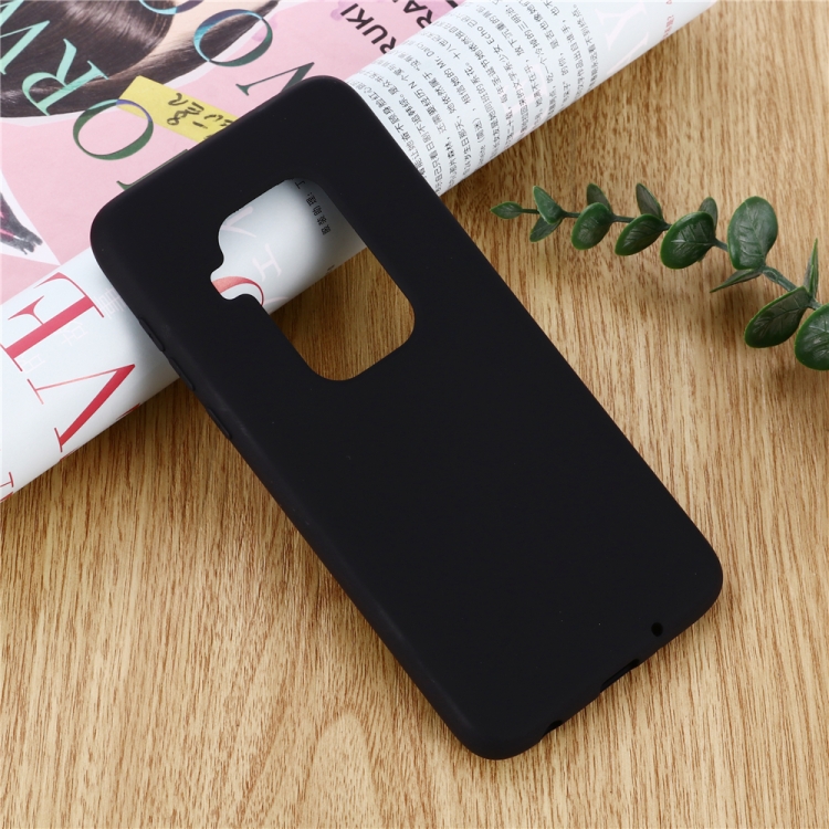

Solid Color Liquid Silicone Shockproof Full Coverage Case For Motorola One Zoom(Black)