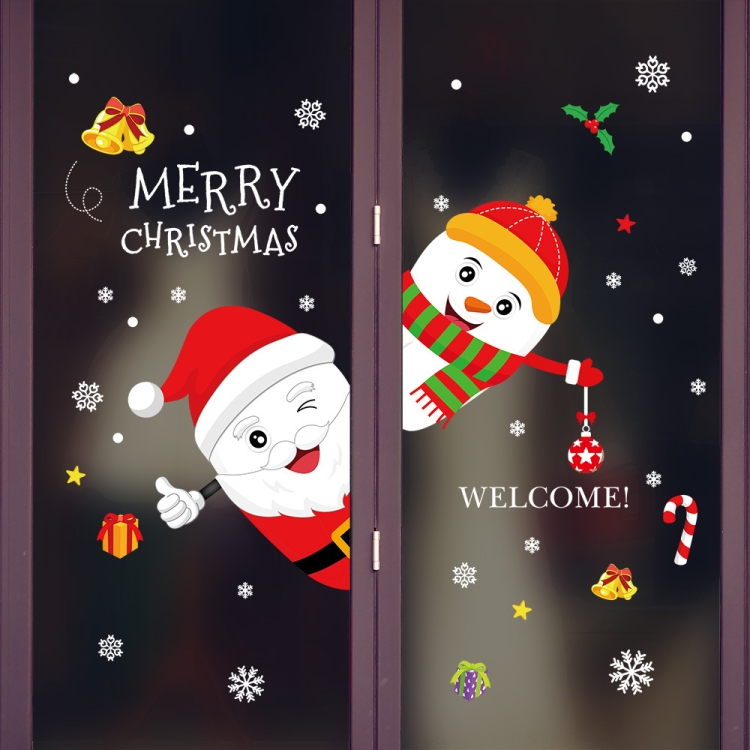 

Window Glass Door Removable Christmas Festival Wall Sticker Decoration(6253)