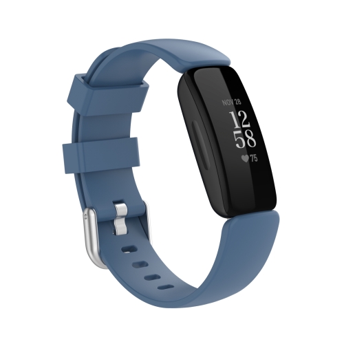 

For Fitbit Inspire 2 TPE Watch Band, Size:S(Rock Cyan)