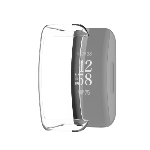 

For Fitbit Inspire 2 Full Coverage TPU Protective Case Cover(Transparent)