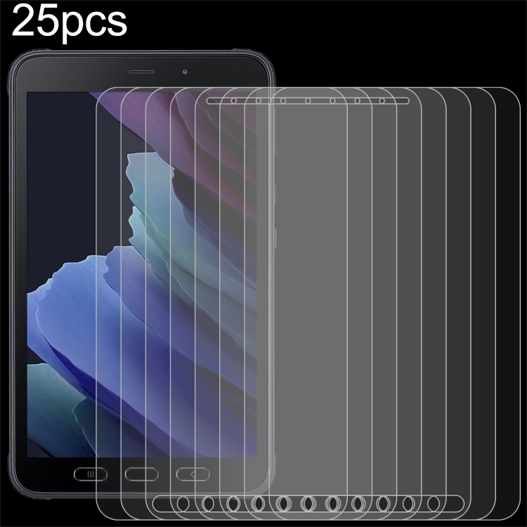 

For Samsung Galaxy Tab Active 3 25 PCS 9H HD Explosion-proof Tempered Glass Film