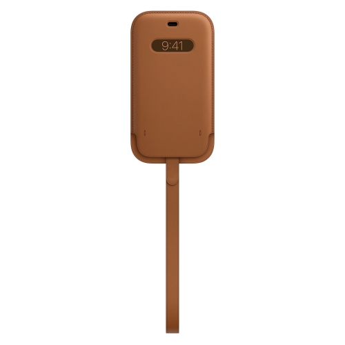 Apple cuero funda con MagSafe para iPhone 12/12 pro sillín marrón cubierta protectora 