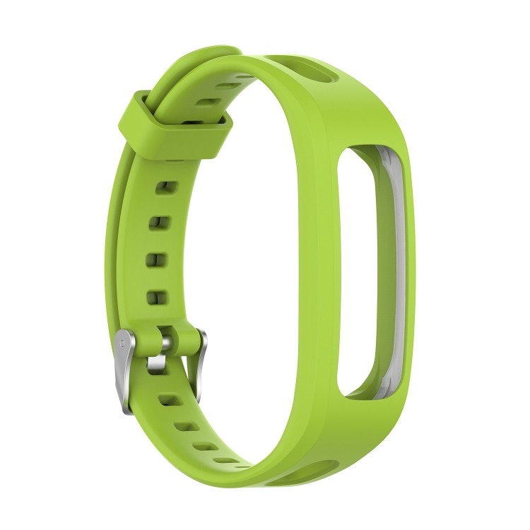 

For Huawei Honor Band 4 Running Version / Band 3e Universal Silicone Watch Band(Lime Green)