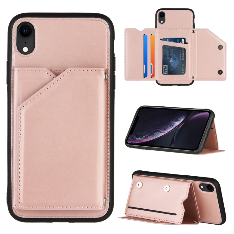 Back Cover Iphone Xr Rose Case For IPhone XR Skin Feel PU TPU PC