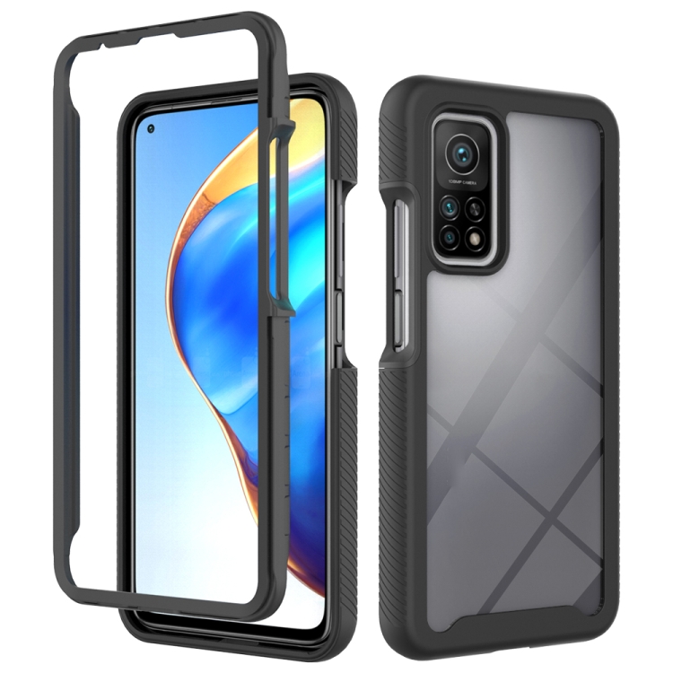 

For Xiaomi Mi 10T / 10T Pro Starry Sky Solid Color Series Shockproof PC + TPU Protective Case(Black)