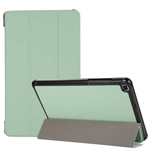 

3-folding Skin Texture Horizontal Flip TPU + PU Leather Case with Holder For Samsung Galaxy Tab A 8.0 (2019) T290 / T295(Mint Green)