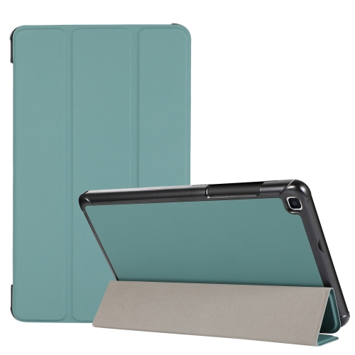 

3-folding Skin Texture Horizontal Flip TPU + PU Leather Case with Holder For Samsung Galaxy Tab A 8.0 (2019) T290 / T295(Green)