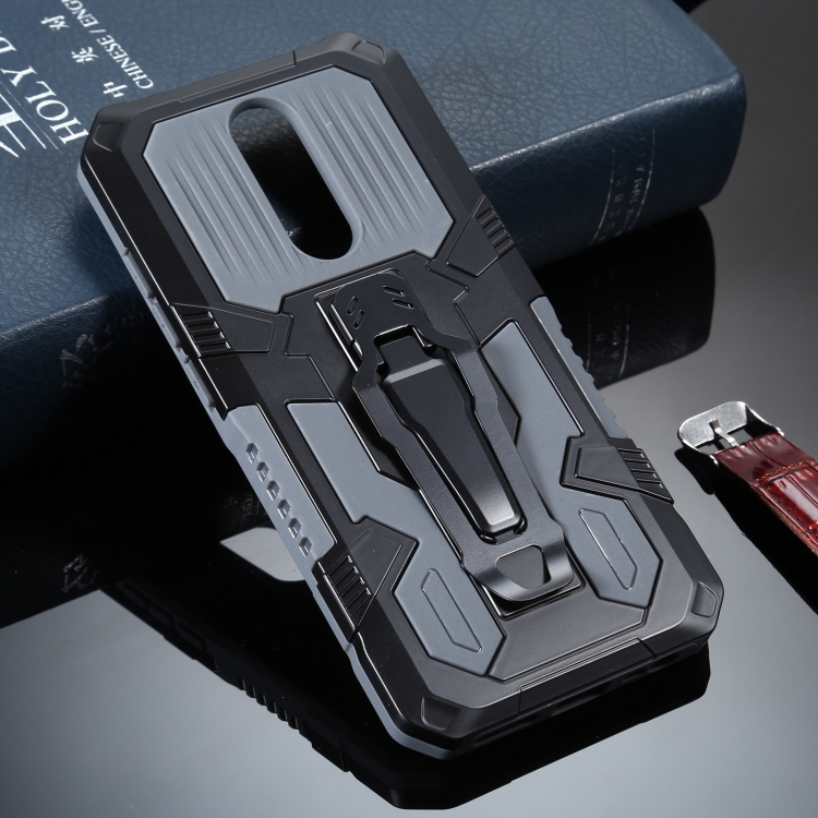 

For Xiaomi Redmi 8 Armor Warrior Shockproof PC + TPU Protective Case(Grey)