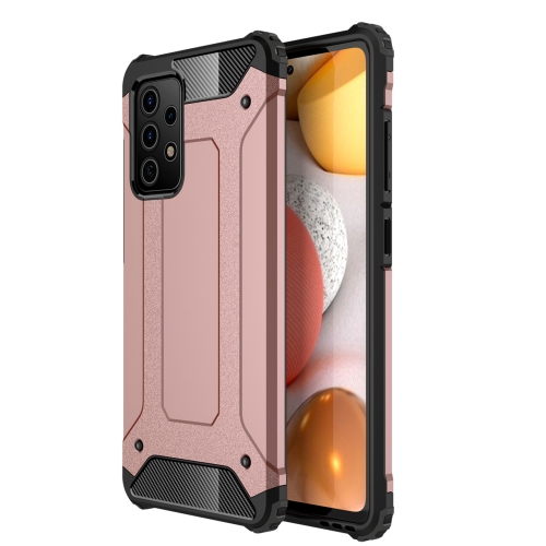 

For Samsung Galaxy A52 5G / 4G Magic Armor TPU + PC Combination Case(Rose Gold)