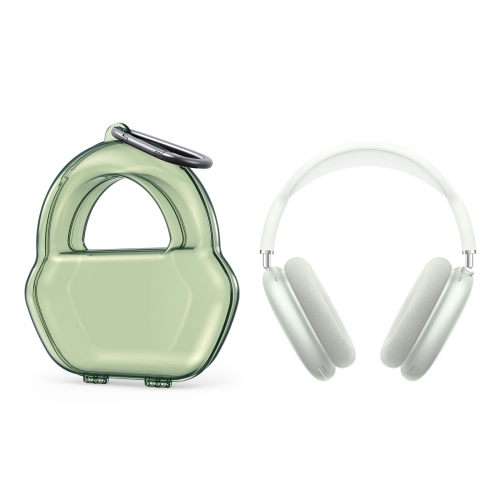 

PP Jelly Color Headphone Protective Case for AirPods Max, with Hook(Green)