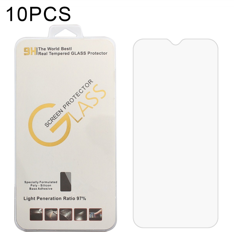 

For Fairphone 3 10 PCS 0.26mm 9H 2.5D Tempered Glass Film