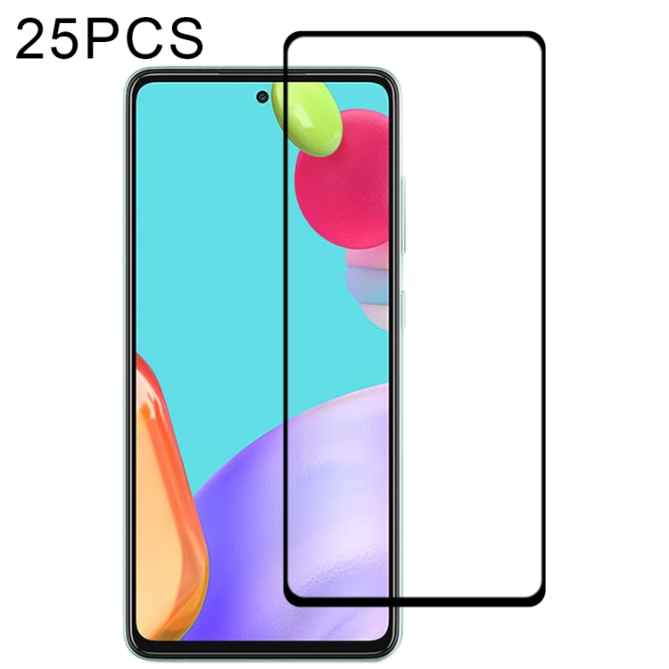 

For Samsung Galaxy A52 5G / 4G 25pcs Full Glue Full Screen Tempered Glass Film