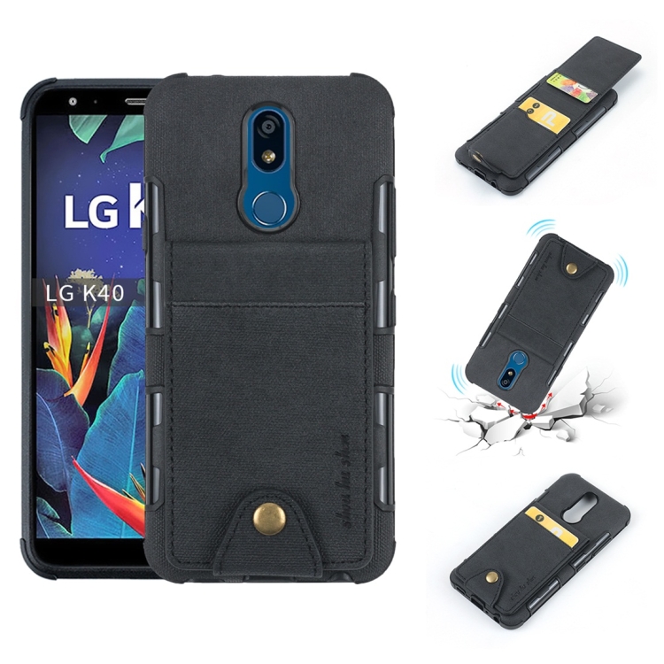Wallet Case Amazon Lg K40 Case For LG K40 Cloth Texture TPU