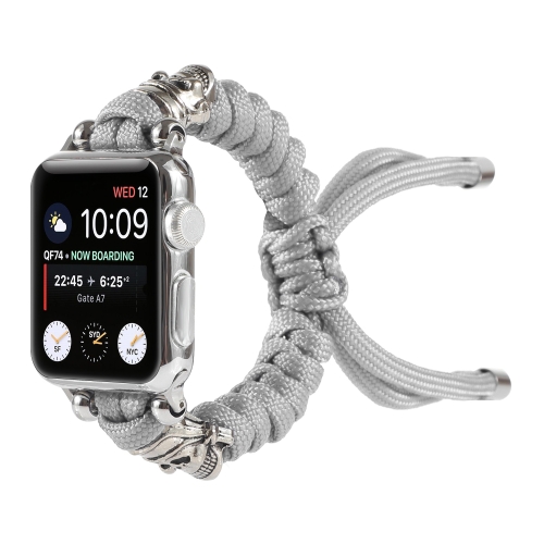 Skull Umbrella Cord Braided Watch Band For Apple Watch Ultra 49mm&Watch  Ultra 2 49mm / Series 9&8&7