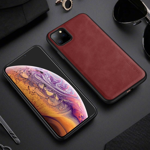 

For iPhone 11 Pro Max X-level Earl III Series Leather Texture Ultra-thin All-inclusive Soft Case(Red)