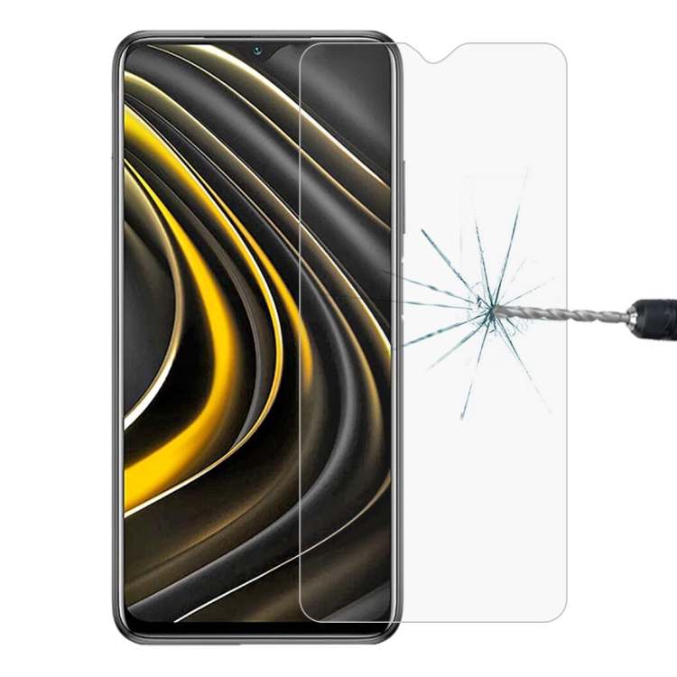 

For Xiaomi Poco M3 0.26mm 9H 2.5D Tempered Glass Film