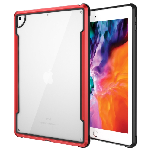 

iPAKY Thunder Series Aluminum Frame + TPU Bumper + Clear PC Shockproof Case For iPad 10.2(Red)