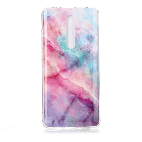 

For Xiaomi Redmi K20 Coloured Drawing Pattern IMD Workmanship Soft TPU Protective Case(Pink Sky)