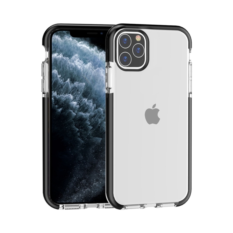

For iPhone 11 Pro Max Highly Transparent Soft TPU Case(Black)