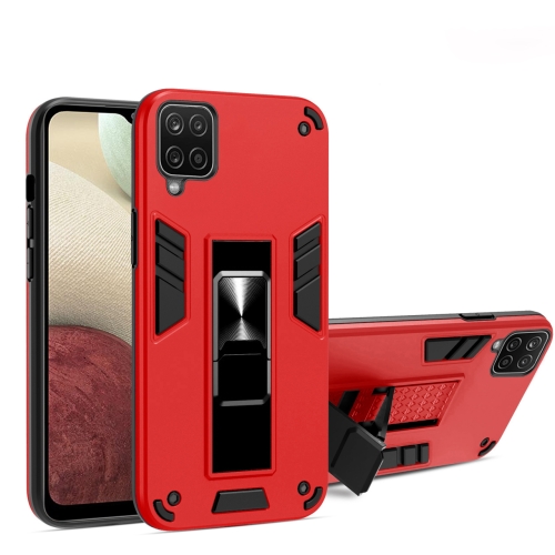 

For Samsung Galaxy S20 FE 2 in 1 PC + TPU Shockproof Protective Case with Invisible Holder(Red)