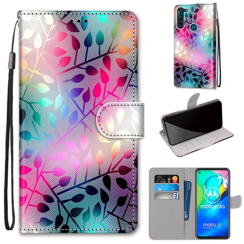 

For Motorola Moto G8 Power Coloured Drawing Cross Texture Horizontal Flip PU Leather Case with Holder & Card Slots & Wallet & Lanyard(Translucent Glass)