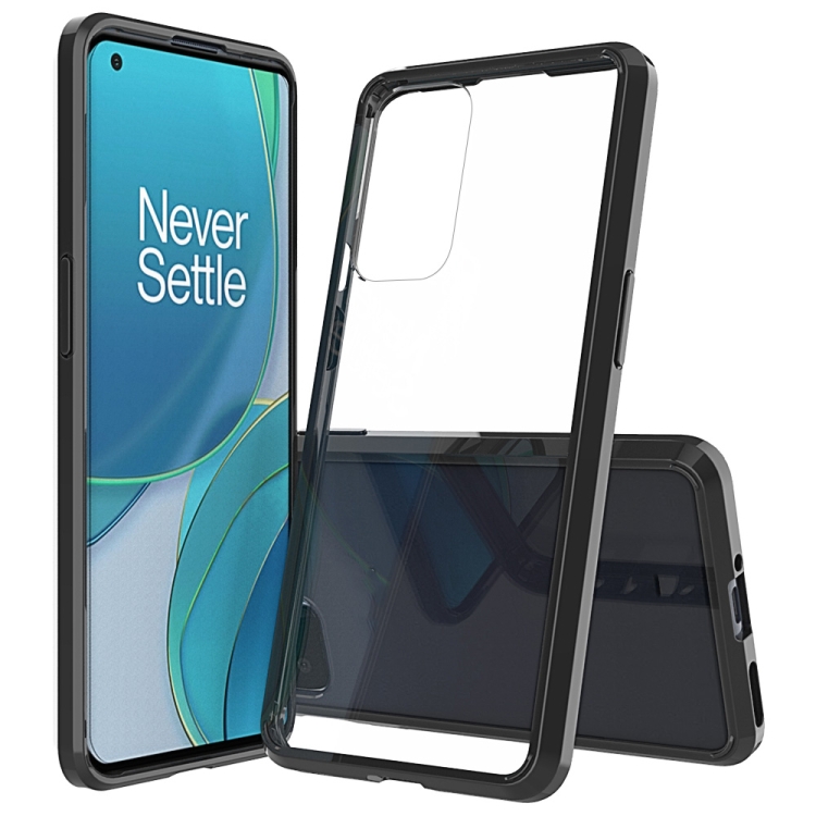 

For OnePlus 9 Pro Shockproof Scratchproof TPU + Acrylic Protective Case(Black)