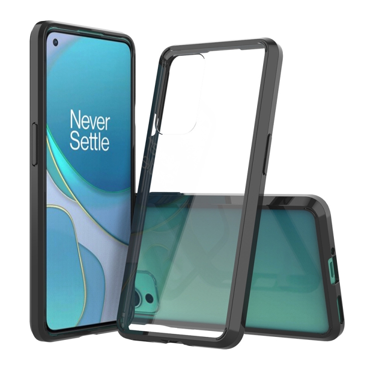 

For OnePlus 9 Shockproof Scratchproof TPU + Acrylic Protective Case(Black)